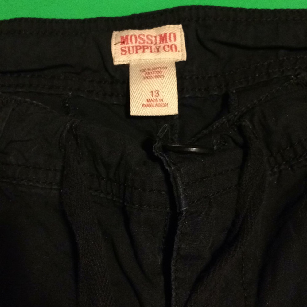 *BLOWOUT* Black Cargo Shorts Sz13 By Mossimo